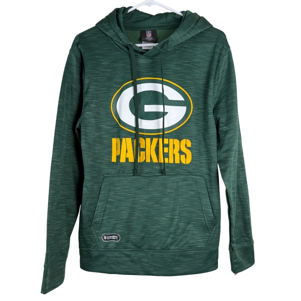 NFL Green Bay Packers Hoodie Mens Small Team Apparel Pullover Sweatshirt‎ NEW